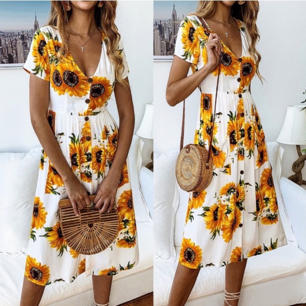 Host pick🥳🌻🎉 sunflower dress.